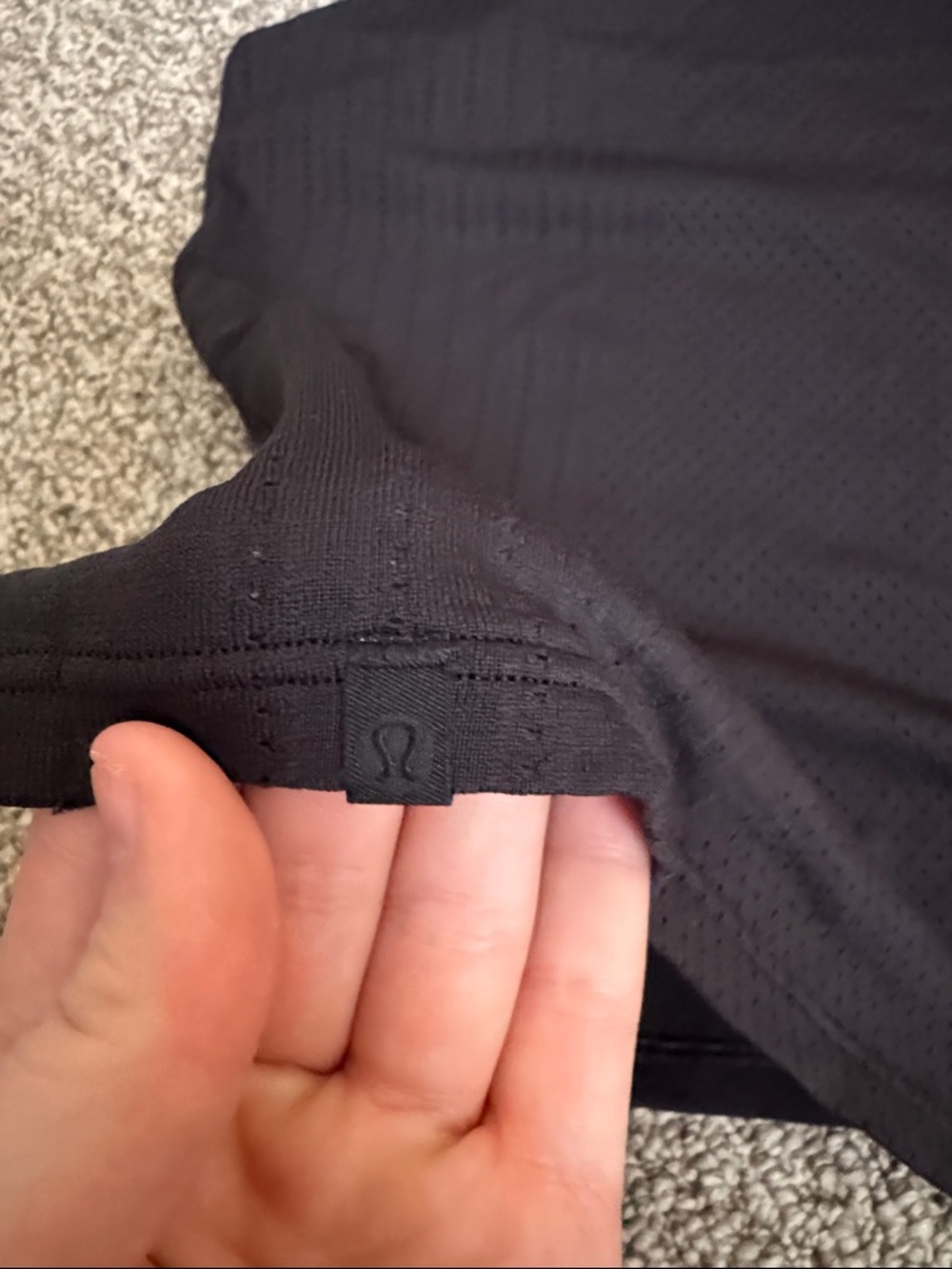 lululemon athletica Black Tank Top XL Like new - Picture 2 of 3